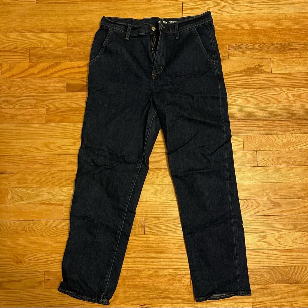COPY - Old Navy High-Waisted Straight Leg Jeans (Dark Wash)
